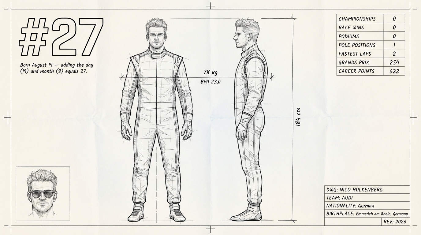 Nico Hulkenberg blueprint