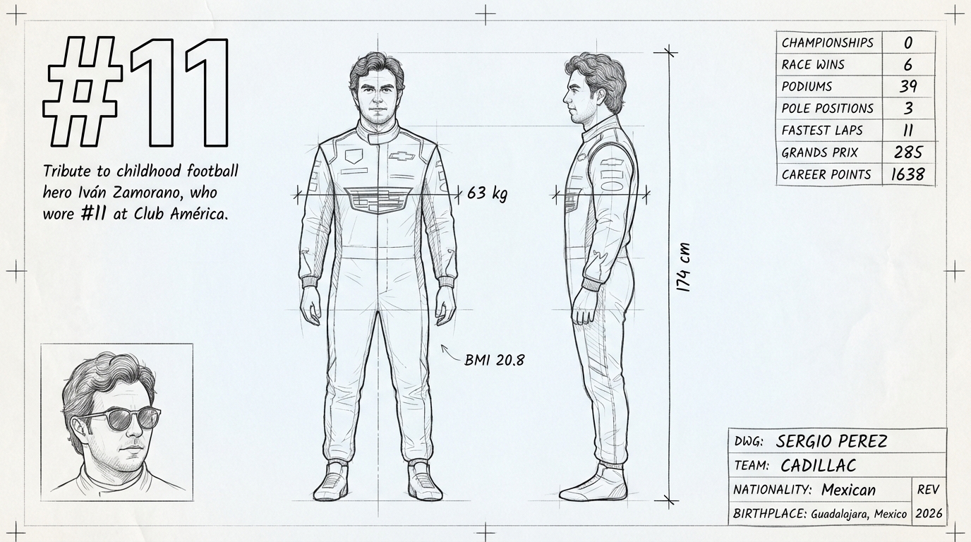 Sergio Perez blueprint